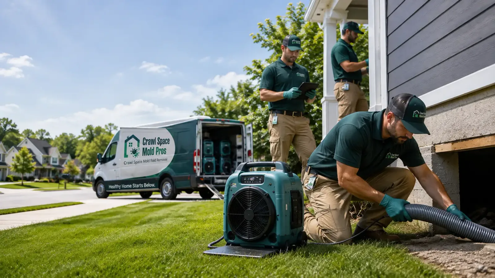 Crawl Space Mold Removal in Highland, OH
